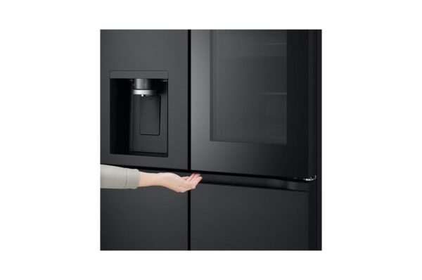 ⁦ثلاجة انستافيو 508 لتر اسود GC-X22FFQRB⁩ - الصورة ⁦3⁩