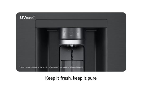 ⁦ثلاجة انستافيو 508 لتر اسود GC-X22FFQRB⁩ - الصورة ⁦6⁩