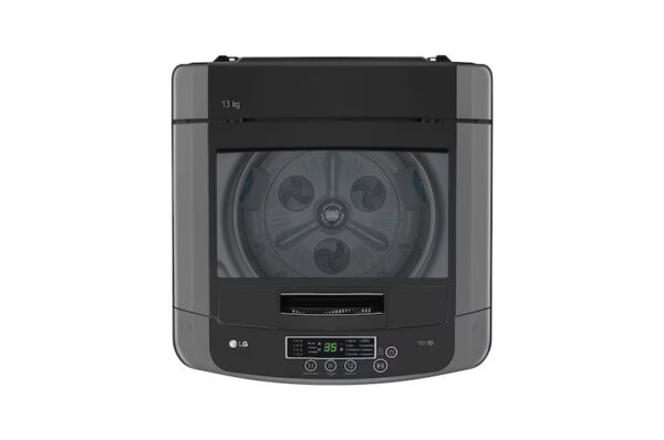 ⁦غسالة LG , سعة11 كيلو , لون فضي ,  موديل T1164NEHGB⁩ - الصورة ⁦2⁩