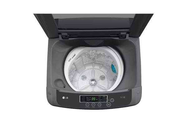 ⁦غسالة LG , سعة11 كيلو , لون فضي ,  موديل T1164NEHGB⁩ - الصورة ⁦5⁩