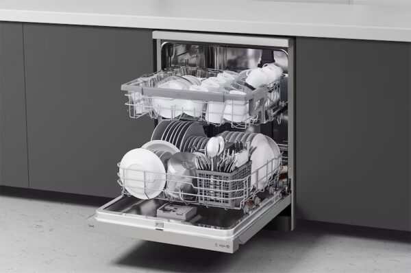 ⁦LG غسالة أطباق  بـ 14فرد - لون فضي ,  موديل DFC532FPE⁩ - الصورة ⁦8⁩