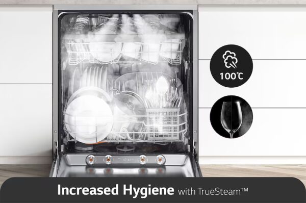 ⁦LG غسالة أطباق  بـ 14فرد - لون فضي ,  موديل DFC532FPE⁩ - الصورة ⁦6⁩