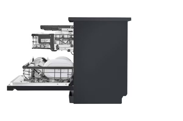 ⁦LG غسالة أطباق , 14 فرد , لون أسود , موديل DFC335HM⁩ - الصورة ⁦9⁩