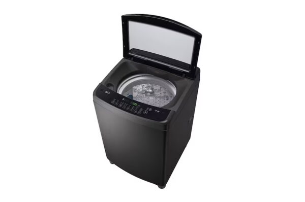 ⁦غسالةLG ,تحميل علوي, 13 كجم , لون أسود ,  موديل T1388NEHGB⁩ - الصورة ⁦3⁩