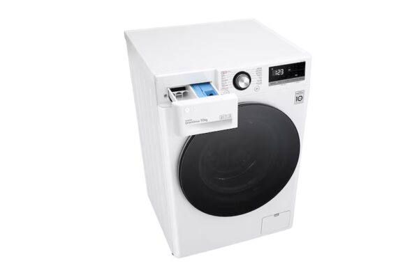 ⁦غسالة LG فيفاتشى 10 كيلو , لون أبيض ,  موديل F4Y3RYGYWV⁩ - الصورة ⁦5⁩