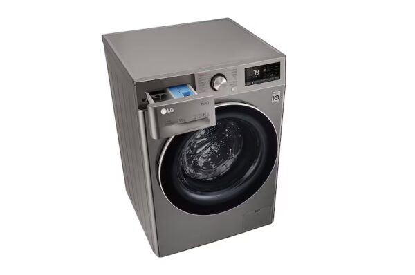 ⁦غسالة LG فيفاتشي, 10 كيلو , لون فضي,  موديل F4Y5RYGYPV⁩ - الصورة ⁦7⁩