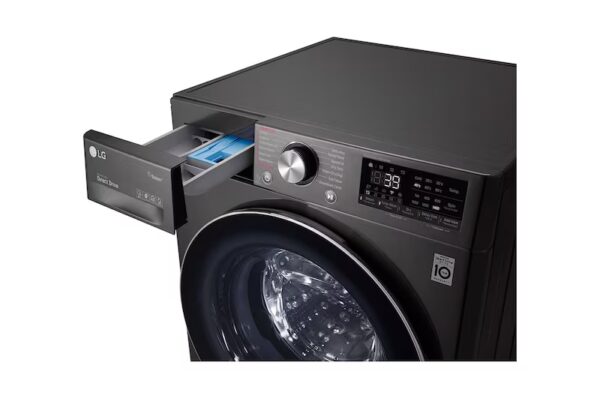 ⁦غسالة LG فيفاتشى9\5 كيلو بالمجفف , لون أسود F4R5VGG2E⁩ - الصورة ⁦7⁩