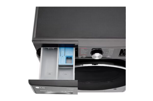 ⁦غسالة LG فيفاتشى9\5 كيلو بالمجفف , لون أسود F4R5VGG2E⁩ - الصورة ⁦5⁩