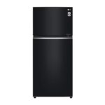 ثلاجةLG ,سعة 506 لتر , فريزر علوي، فلتر فريش،لون أسود , GN-C722SGGL