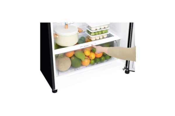 ⁦ثلاجةLG ,سعة 506 لتر , فريزر علوي، فلتر فريش،لون أسود , GN-C722SGGL⁩ - الصورة ⁦10⁩