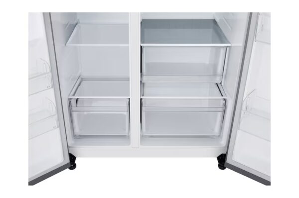 ⁦ثلاجةLG , لون فضي ,باب xباب ,664 لتر GC-B257KLJW⁩ - الصورة ⁦7⁩