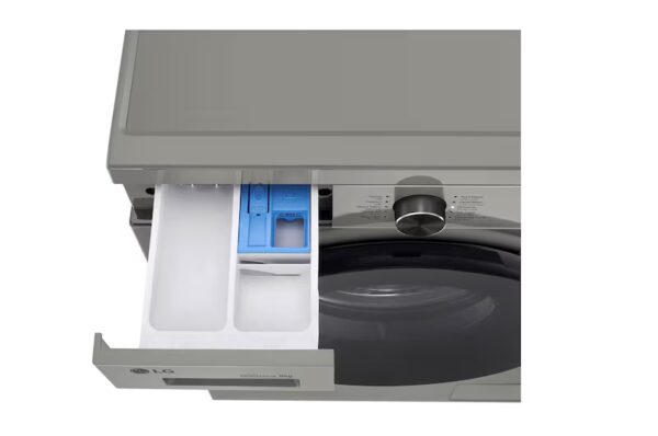 ⁦غسالة LG ,تحميل أمامي 9 كيلو , لون فضي F4Y2VYGYP⁩ - الصورة ⁦4⁩