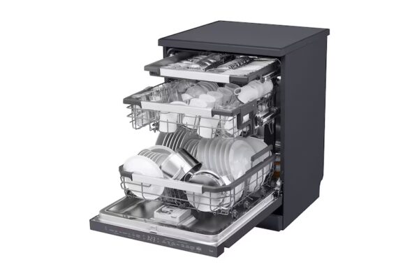 ⁦LG غسالة أطباق , لون اسود , 14 فرد ,  موديل DFC287HMS⁩ - الصورة ⁦5⁩