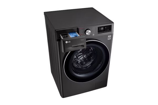 ⁦غسالة LG فيفاتشى9 / 5 كيلو , لون أسود,  موديل F4R5VGG2E⁩ - الصورة ⁦4⁩