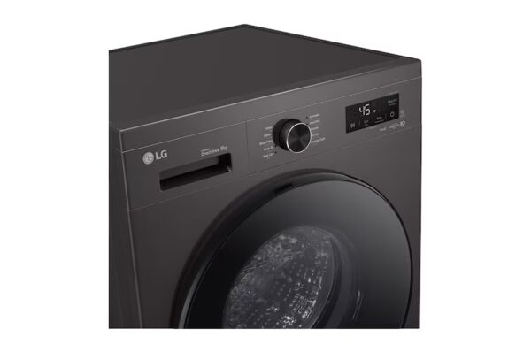 ⁦غسالة Lg , تحميل أمامي , 7 كجم , لون أسود موديل F4Y2QYG6X⁩ - الصورة ⁦3⁩