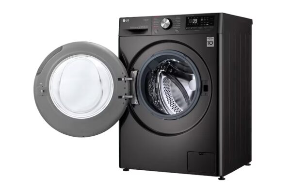 ⁦غسالة LG فيفاتشى9 / 5 كيلو , لون أسود,  موديل F4R5VGG2E⁩ - الصورة ⁦3⁩