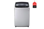 LG غسالة 14 كيلو , تحميل علوي ,لون فضي ,  موديل T1466NEHGU
