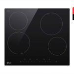 موقد كهربائي LG, مسطح 4 شُعلات عرض 60 سم أسود