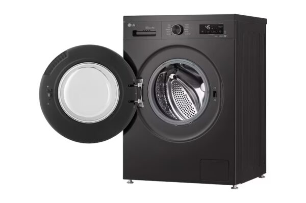 ⁦غسالة Lg , تحميل أمامي , 7 كجم , لون أسود موديل F4Y2QYG6X⁩ - الصورة ⁦9⁩