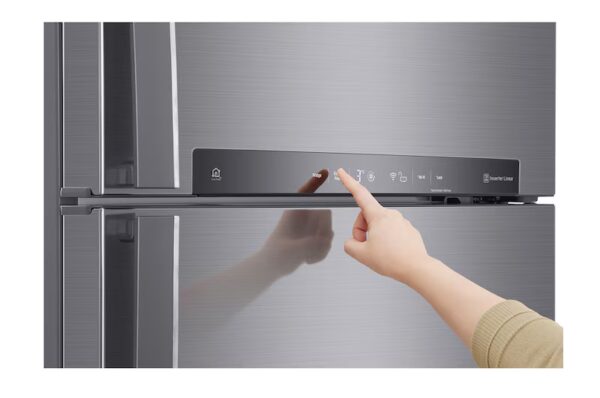 ⁦ثلاجةLG بمجمد علوي, SMART INVERTER ,سعة 506لتر ,GN-H722HFHL⁩ - الصورة ⁦6⁩