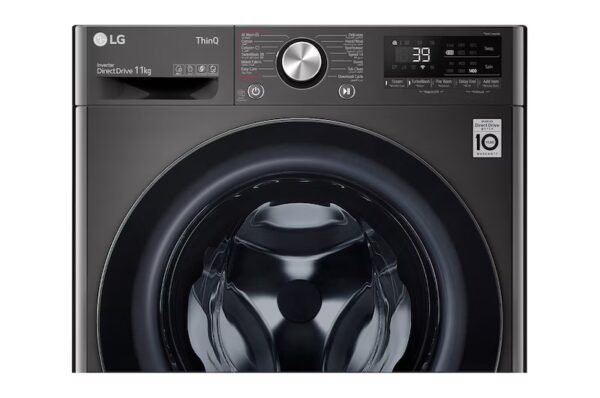 ⁦غسالة LG  فيفاتشى 11 كيلو ,لون أسود,  موديل F4Y9EWG2ZV⁩ - الصورة ⁦6⁩