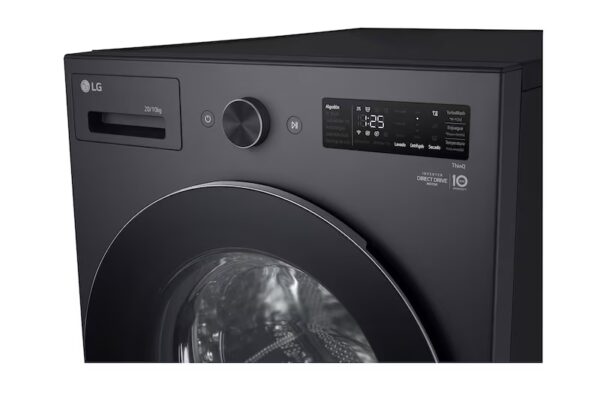 ⁦LG غسالة ومجفف تحميل أمامي 20/10 كجم , موديل F0Z8DRP24⁩ - الصورة ⁦8⁩