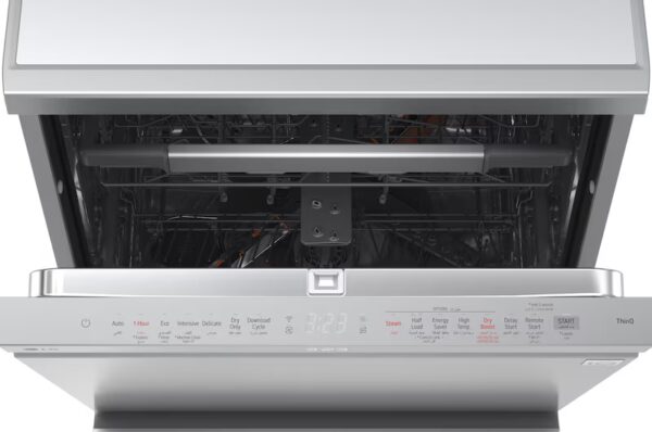 ⁦LG غسالة أطباق ™QuadWash بـ 14فرد - لون فضي ,  موديل DFC287HVS⁩ - الصورة ⁦4⁩