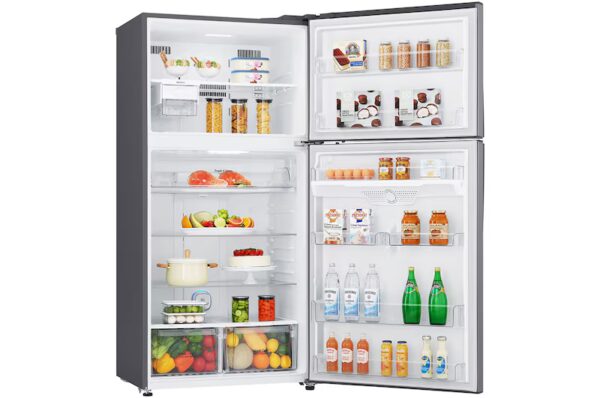 ⁦Lg ثلاجة,No Frost , Inverter,سعة 612 لتر , لون بلاتينيوم سيلفر , GRTB622PFBQ⁩ - الصورة ⁦5⁩