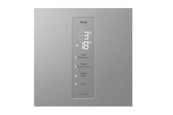 ⁦Lg ثلاجة , فريزر سفلي, 344 لتر,تشخيص ذكي ,GW-B489FM6W⁩ - الصورة ⁦10⁩