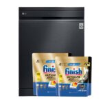 LG غسالة أطباق , 14 فرد , لون أسود , موديل DFC335HM