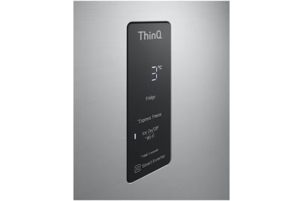 ⁦ثلاجة LG, سعة 461 لتر, لون فضي, تبريد جانبي, GN-B602PFBQ⁩ - الصورة ⁦11⁩