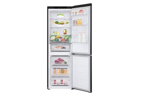 ⁦LG ثلاجة, فريزر سفلي, 344 لتر, GW-B489FSGW⁩ - الصورة ⁦5⁩