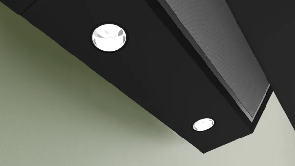 ⁦بوش شفاط حائطي 90 cm, لون أسود - DWK66PJ60T⁩ - الصورة ⁦2⁩