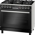 بوتاجاز بوش- 90 سم - Series8 - ديجيتال -147 لتر- لون اسود - موديل HJY5G7V61S