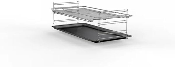 ⁦بوتاجاز بوش غاز ، 90 × 60 سم، 5 شعلات، فرن سعة 125 لتر،لون فضي - HGV1F0U50S⁩ - الصورة ⁦5⁩