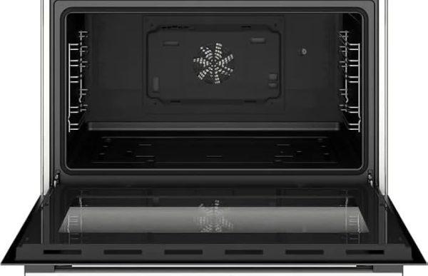 ⁦بوتاجاز بوش غاز ، 90 × 60 سم، 5 شعلات، فرن سعة 125 لتر،لون فضي - HGV1F0U50S⁩ - الصورة ⁦2⁩