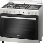 بوتاجاز بوش سيريس 2 غاز كامل 90 سم - ستانلس ستيل - سعة 147 لتر - موديل HGV1F8Y50S