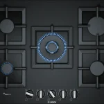 بوش مسطح غاز بلت إن 5 شعلة 75 سم لون أسود زجاج-PPQ7A6B20