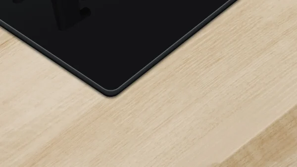 ⁦بوش مسطح غاز بلت إن 5 شعلة 75 سم لون أسود زجاج-PPQ7A6B20⁩ - الصورة ⁦2⁩