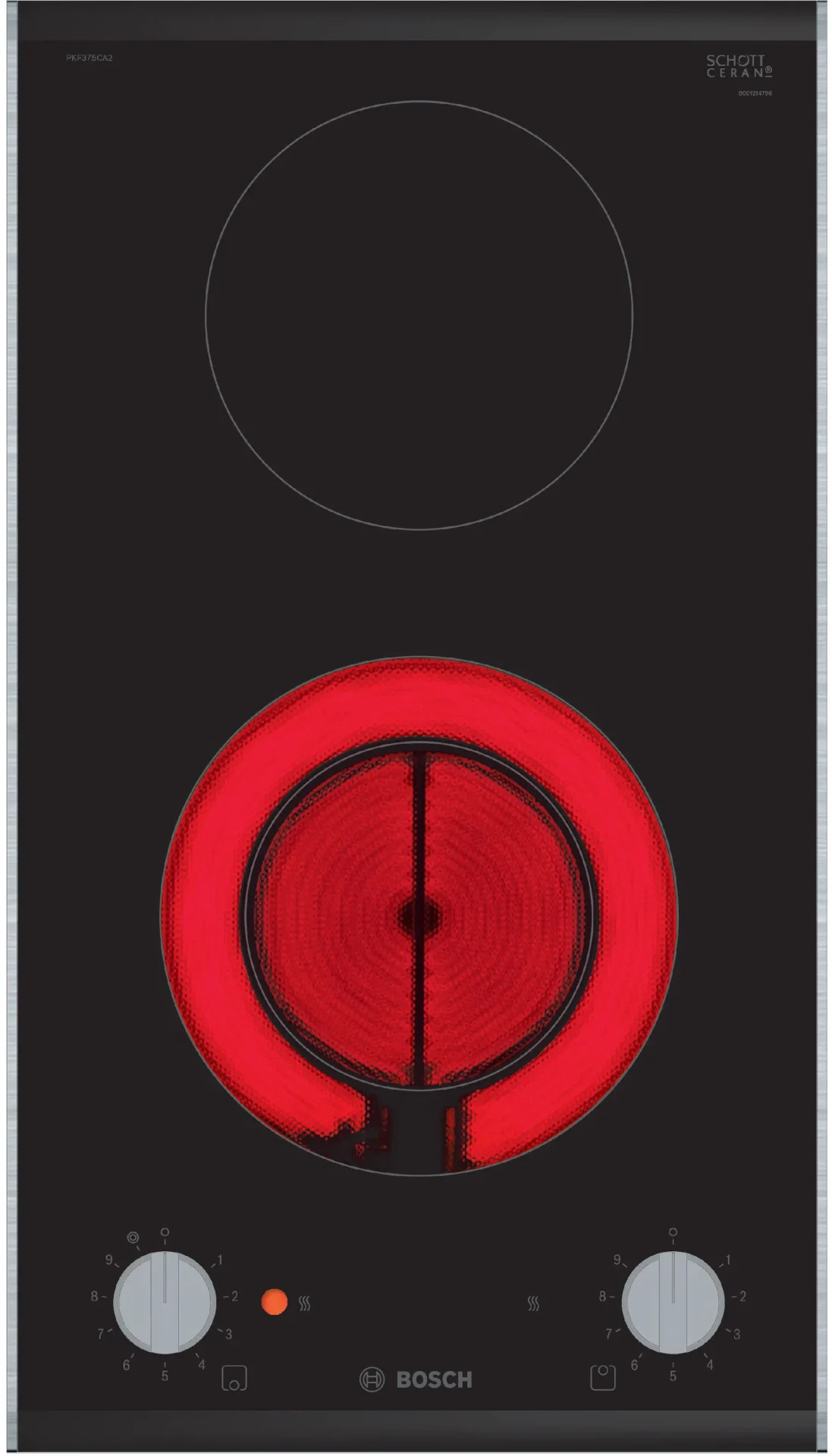 17634862_PKF375CA2E_STP_def بوش مسطح كهرباء، 30 سم ،2شعلة- لون اسود - موديل PKF375CA2E - الصورة 1