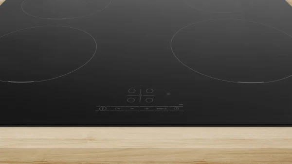 ⁦بوتاجاز بوش مسطح -كهرباء - سيريس 4 - 60 سم - لون اسود -موديل  PUE611BB5E⁩ - الصورة ⁦3⁩