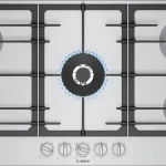 بوش مسطح غاز - 5 شعلة  – 90 سم، ستانلس ستيل - موديل - PCR9A5I90