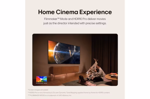 ⁦شاشة LG QNED AI QNED86 4K , مقاس 55 بوصة, AI Magic remote , موديل 55QNED86T6A.AFU طراز(2024 )⁩ - الصورة ⁦5⁩