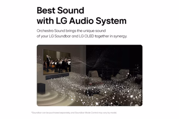 ⁦شاشة LG OLED AI B4 4K الذكي مقاس 55 بوصة , موديل OLED55B46LA.AFU⁩ - الصورة ⁦3⁩