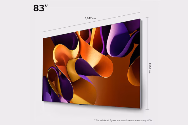 ⁦شاشة LG OLED evo AI G4 4K , مقاس 83 بوصة , موديل OLED83G56LA.AFU⁩ - الصورة ⁦8⁩