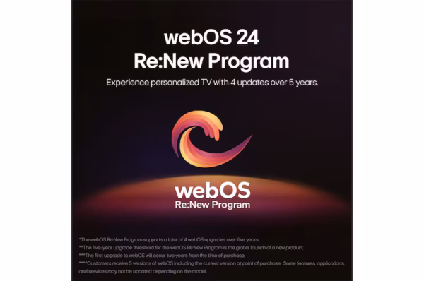 ⁦شاشة LG OLED evo AI G4 4K , مقاس 83 بوصة , موديل OLED83G56LA.AFU⁩ - الصورة ⁦3⁩