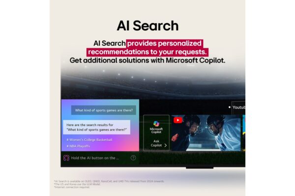 ⁦شاشة LG OLED AI B5 الذكي مقاس 55 بوصة , موديل OLED55B56LA.AFU⁩ - الصورة ⁦9⁩