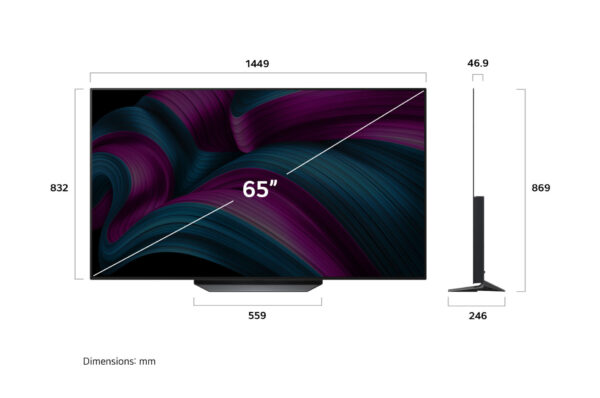 ⁦شاشة LG OLED evo AI CS5 4K الذكي مقاس 55 بوصة , موديل OLED55CS5VA.AFU⁩ - الصورة ⁦13⁩