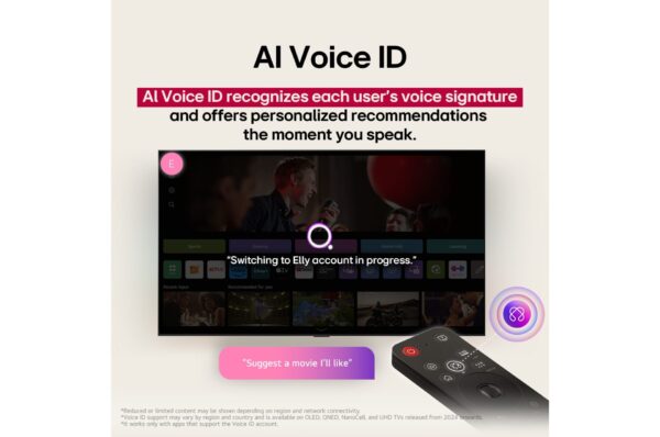 ⁦شاشة LG OLED evo AI CS5 4K الذكي مقاس 55 بوصة , موديل OLED55CS5VA.AFU⁩ - الصورة ⁦10⁩