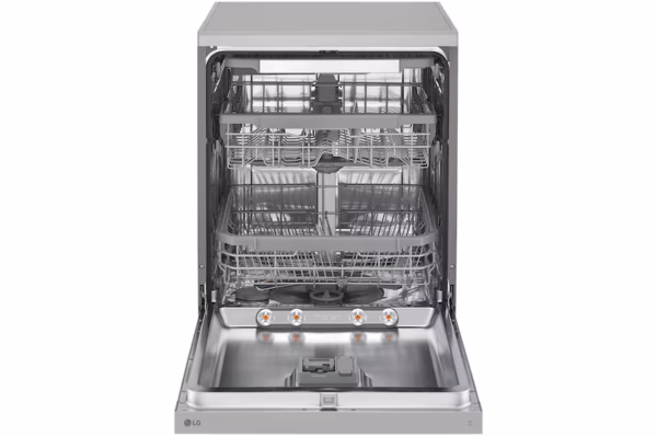 ⁦LG غسالة أطباق ™QuadWash بـ 14فرد – لون فضي , موديل DFC435FP⁩ - الصورة ⁦8⁩